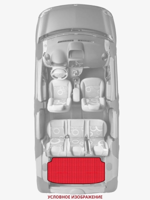 ЭВА коврики «Queen Lux» багажник для Lexus ES (7G)